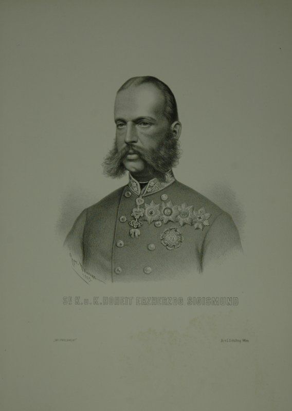 Portrait. Brustfigur Nach Viertellinks. Lithographie Von Joseph Anton Bauer Aus 