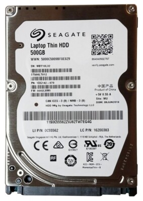 HDD 2.5インチ ST500LT012 1DG142 500GB ST500LT012 1DG142 Hard Drive 500Gb 2.5 SATA 763649042830| eBay