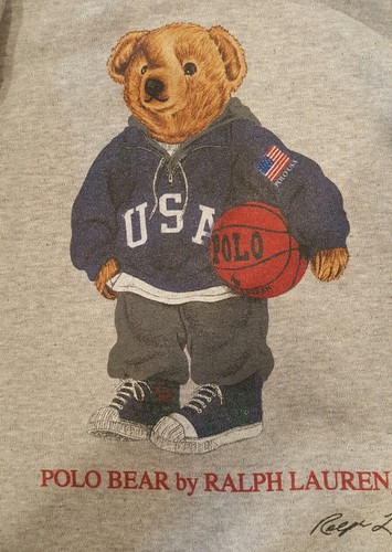 Polo by Ralph Lauren 野球ボール Polo Bear Rare Vintage Ralph Lauren Polo USA Bear Basketball Extra