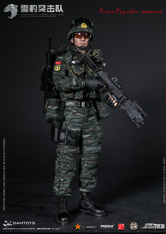 【DAMTOYS】78052 1/6 CHINESE PEOPLE'S ARME Damtoys 78052 Chinese Armed Police Force Snow Leopard
