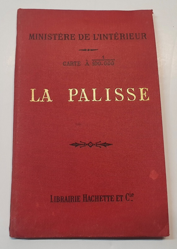 Carte La Palisse - Allier- MinistÃ©Re De L'IntÃ©Rieur - 1/100000e 1909