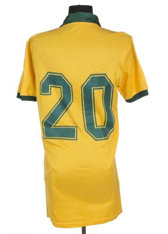 Brazil 1986 Match Worn Football Jersey Shirt - Brasil Camisa - #20 Silas