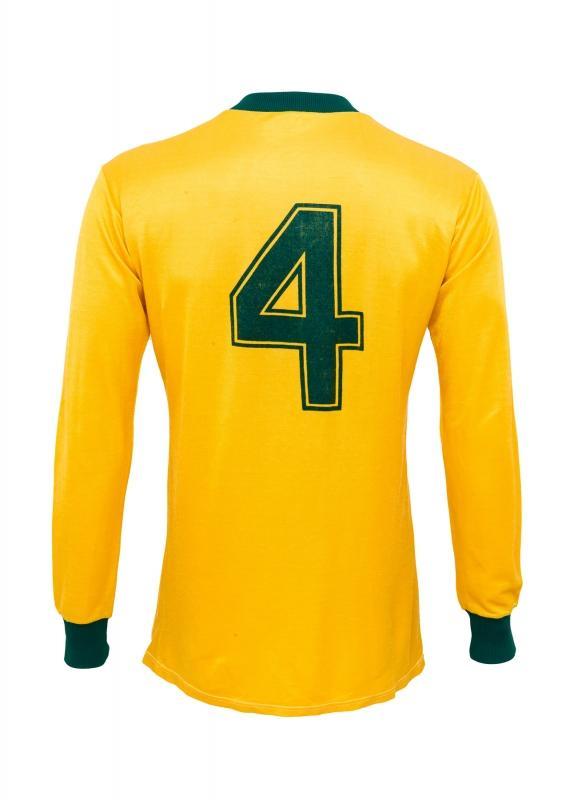 Brazil 80s Match Worn Football Jersey Shirt - Brasil Camisa - #4 Edinho