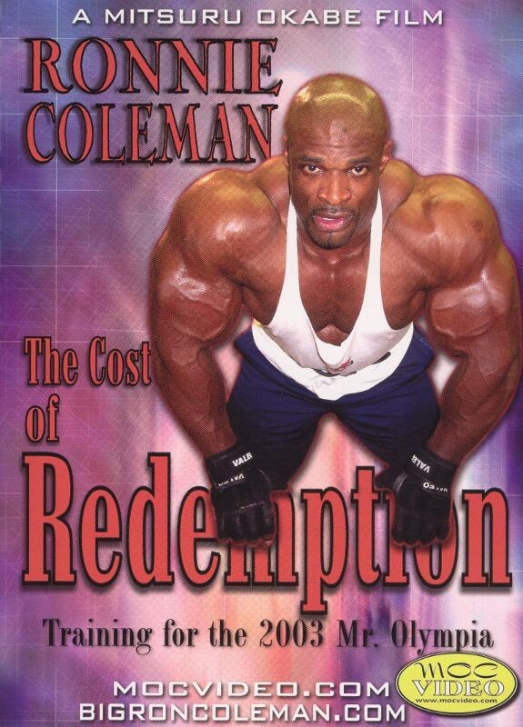 ロニーコールマン The Cost of Redemption Ronnie Coleman Cost Of Redemption DVD Massive 310lb