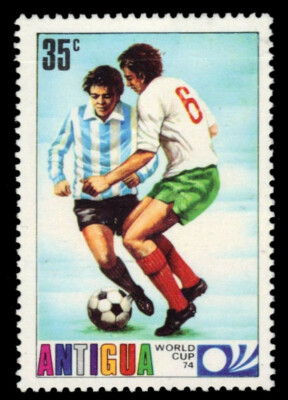Copa del Mundo Fútbol - Munich 74 ANTIGUA 346 (SG400) - Munich '74 World Cup Football