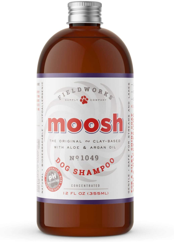 Moosh Natural Dog Shampoo – Promotes Healthy Hair, Coat and Skin. Helps Hot Sp