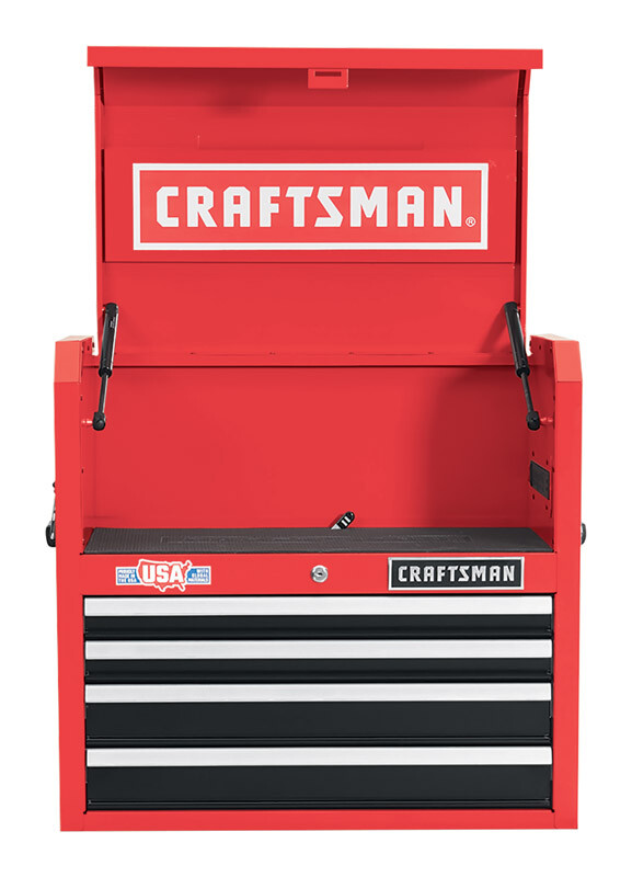 Craftsman 26 In 4 Drawer Metal Open Till Tool Chest 24 5 In H X