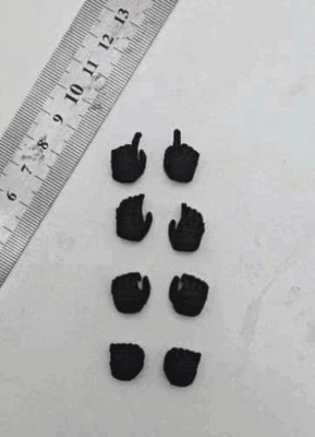 DRAGON HORSE DH-S002 1/12 SCP Mobile Task Force Hands for 6'' Zeta-9 Mole