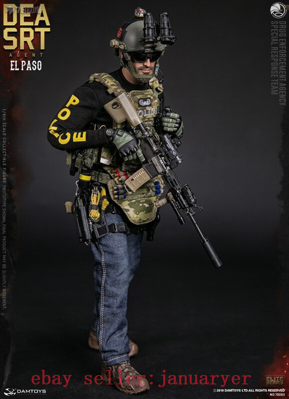 KAN DAMTOYS ELITE SERIES 1/6 EL PASO Perfect Damtoys 1/6 78009 Elite Series 1st Sfod-D Combat