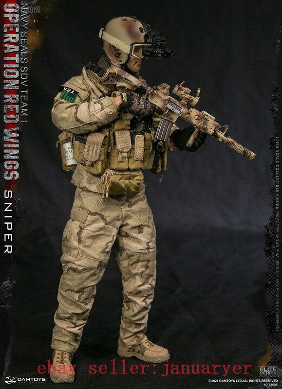 ミリタリー NAVE SEALS TEAM VI Navy Seal Team VI Art Figures - Machinegun