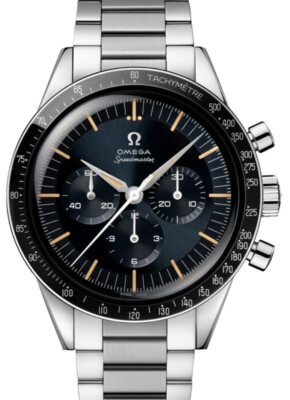 Speedmaster ''First Omega In Space'' 39mm Steel Blue-Gray Dial 310.30.40.50.06.001