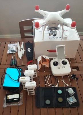 DJI Phantom 3 Advanced with TONS of EXTRAS