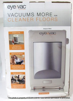 NEW NIB EYE VAC PROFESSIONAL TOUCHLESS VACUUM AUTOMATIC DUSTPAN White