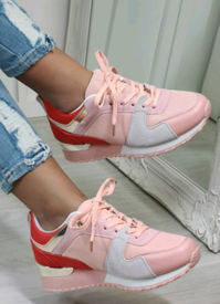 Ladies Multi Panelled Trainers 