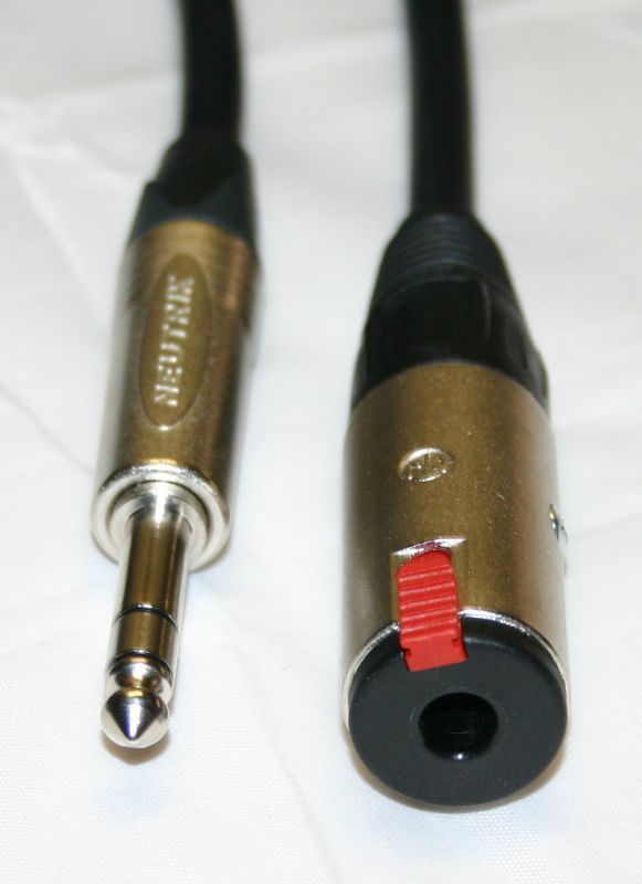 Sommer cable Galileo 6,3mm Klinke Kopfhörer Verlängerungskabel mit Neutrik