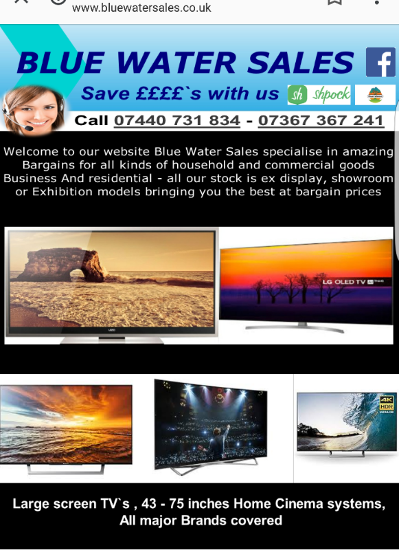 We have all types of TVS from 43-75 all major brands | in Welwyn Garden