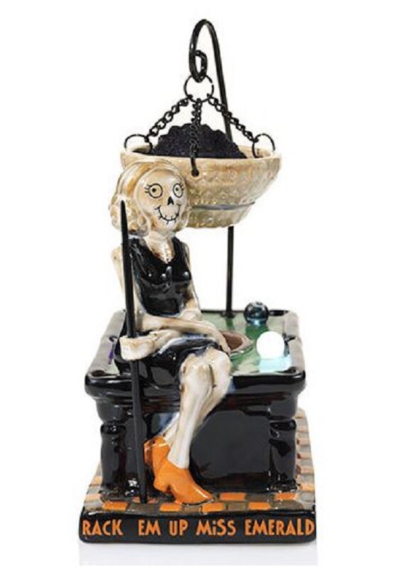 Yankee Candle Boney Bunch Rack 'Em Up Miss Emerald w/ LED Wa