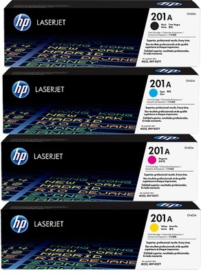 4 ORIGINAL TONER HP 201A Color LaserJet Pro M252dw M252n MFP  M274n M277dw M277n