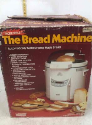 Wel-Bilt White The Bread Maker Automatic Temperature Sensor Machine