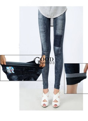 WOMENS HIGH WAISTED RIPPED KNEE SKINNY JEANS LADIES JEGGINGS BLACK BLUE HOT
