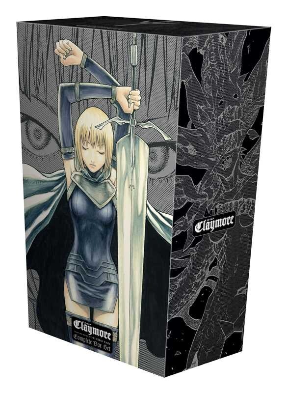 Полный бокс-сет Claymore, тома 1–27 с мангой премиум-класса