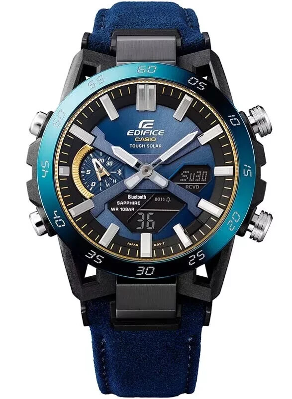 Pre-owned Casio Edifice Sospensione Ecb-2000ss-2ajr 50th Anniversary Limited Men Watch
