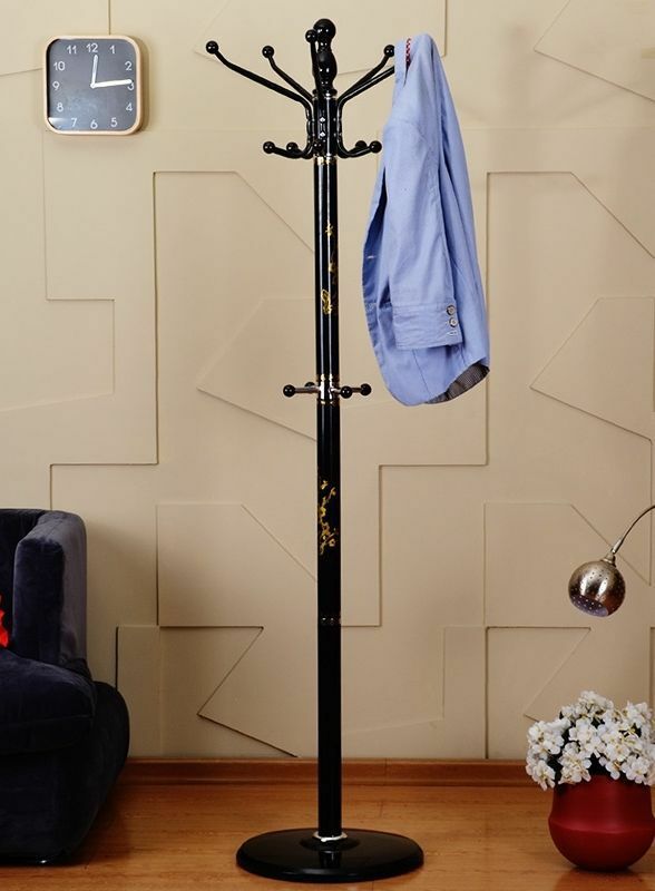 Appendiabiti Da Terra Attaccapanni Metallo Appendino Piantana Nero bal
