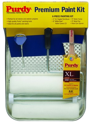 Purdy 14C811000 Semi-Smooth Surface Regular Paint Roller Kit 9 W x 3/8 Nap in.