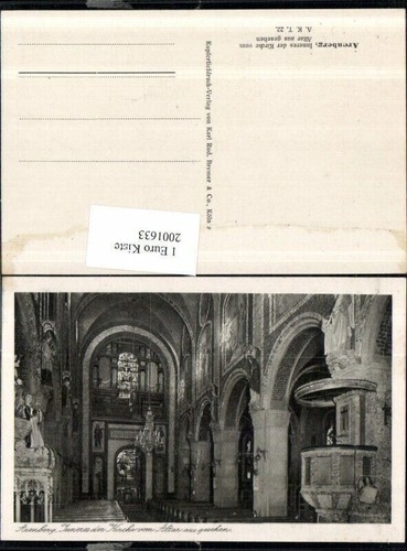 2001633,Arenberg Kirche Innenansicht vom Altar aus gesehen img