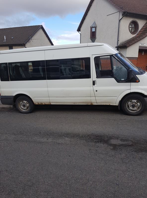 Ford Transit Minibus for sale, No MOT. The minibus is a great wee