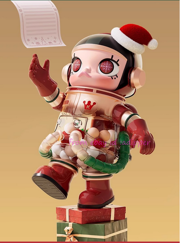 Pop Mart Mega Space Molly 400% 2024 Christmas Action Figure