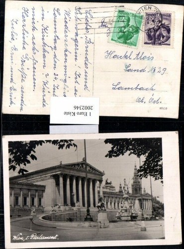 2002346,Wien 1 Parlament m. Brunnen img