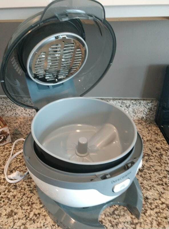 Oster Air Fryer Multi Cooker DuraCeramic 4.2qt Air Fryer - White Ckstaf-Te