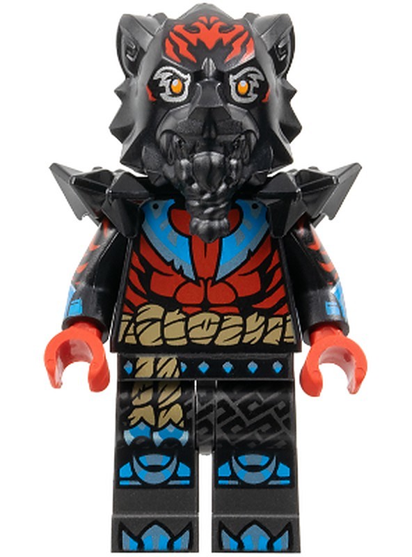 Lord Ras - Red Markings, Black Shoulder Armor (njo0927)