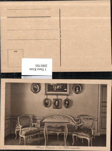 2001705,Blaues Zimmer im Wittumspalais Innenansicht Stuhl Sessel img