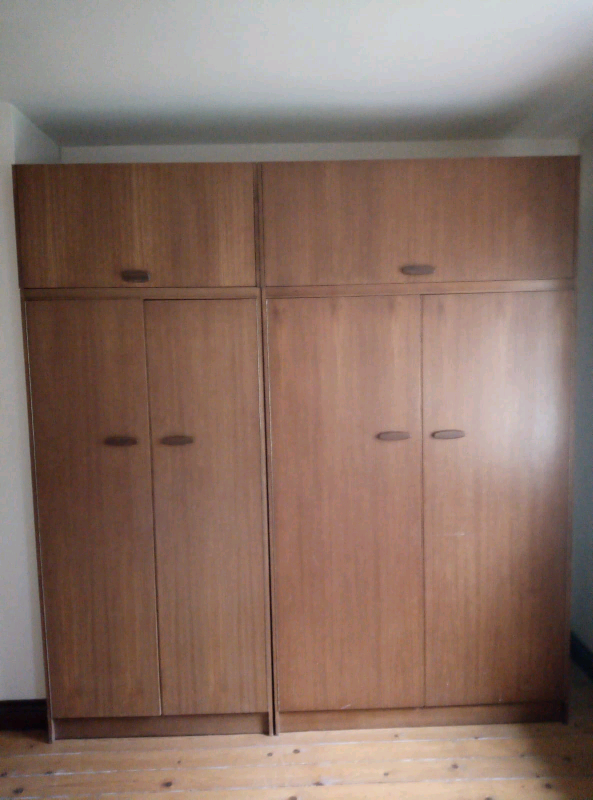 Large Wardrobes And Bed Headboard With Drawers In Downpatrick