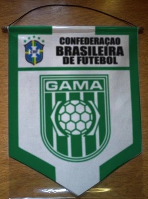 SOCIEDADE ESPORTIVA GAMA - BRAZIL - SOCCER PENNANT 40 x 30 cm - Football
