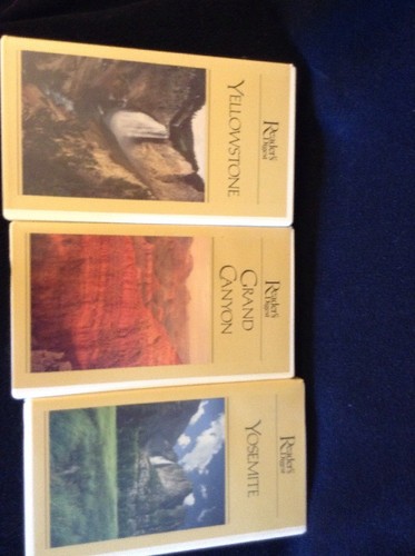 Readers Digest Boxed Set, Great National Parks, 3 VHS tapes