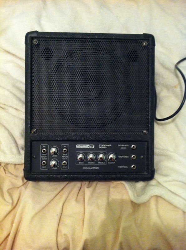 Black Stage Amp Amplifier Acoustic Solutions 'Stage Amp Series' 30W