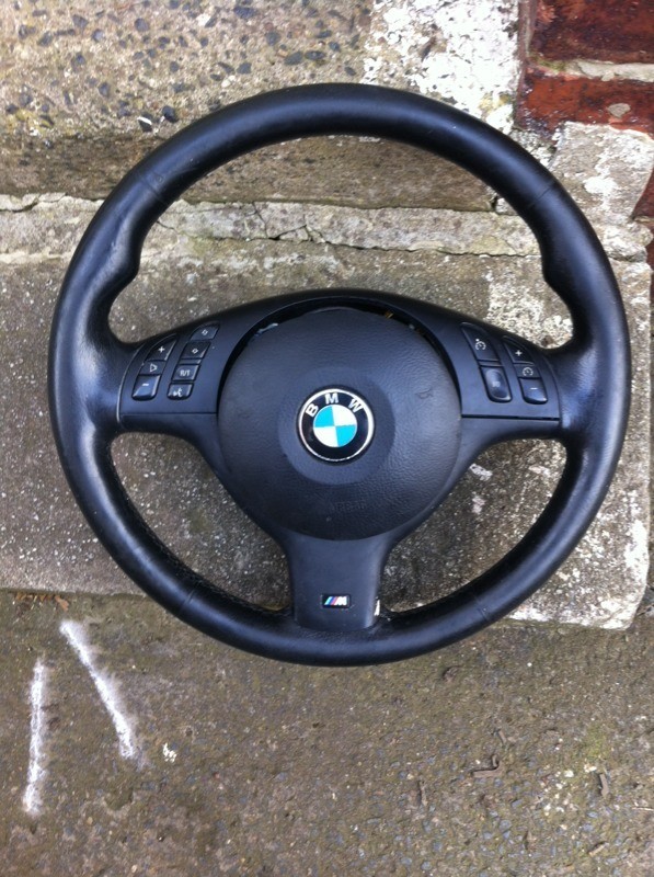 BMW E46 Msport steering wheel & airbag in Pelton, County Durham