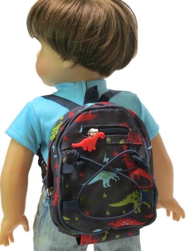 Dinosaur Backpack for 18 inch American Girl Doll Clothes Accessories Boy