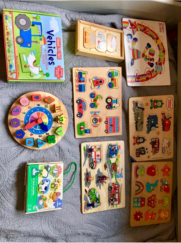 Children baby wooden jigsaw puzzles in Newcastle, Tyne and Wear Gumtree