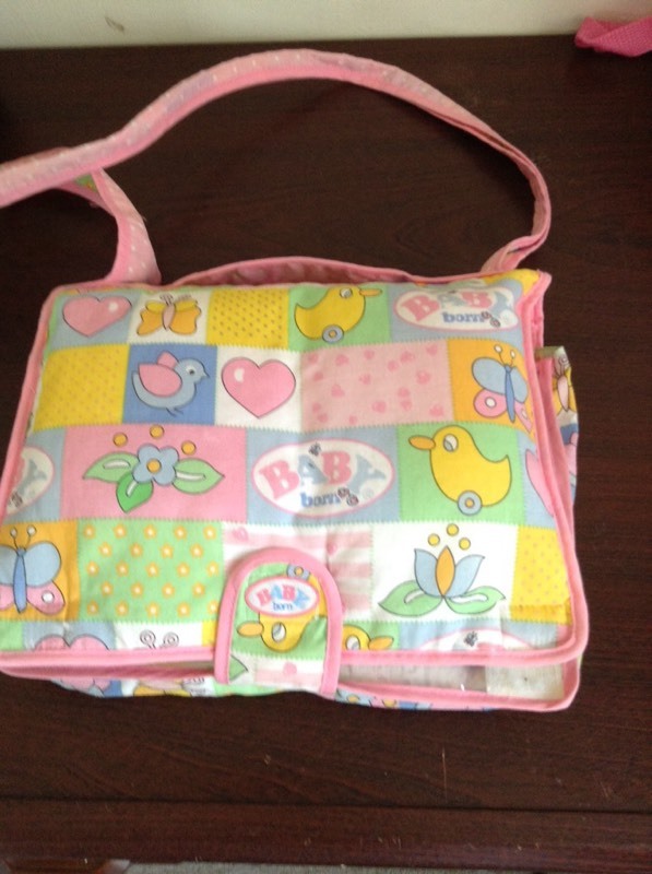 Baby born dolls changing bag and accessories. /baby annabell changing