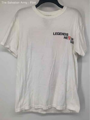 Juice WRLD X VLONE Mens White Legends Never Die Graphic T-Shirt Size Medium