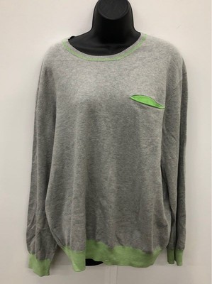 Perry Ellis Women's Gray & Green Sweater Sz XXL NWT