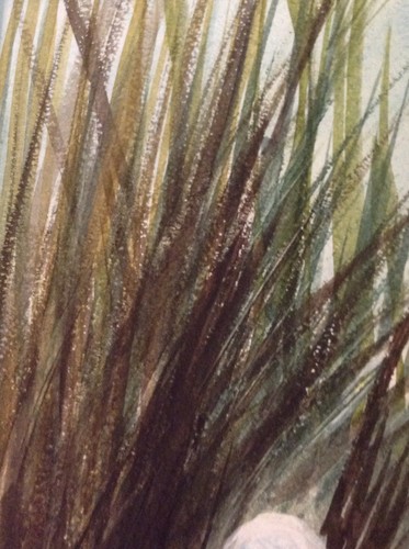 Contemporary Impressionist Watercolor Signed Painting 16x20~Swans On A Pond