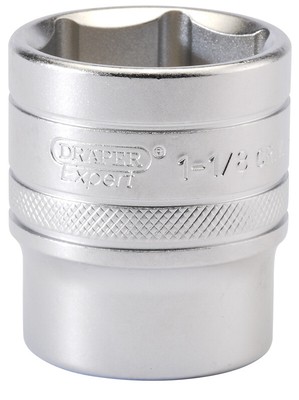 Draper Expert 1/2'' Square Drive 6 Point Imperial Socket (1.1/8'') 16636