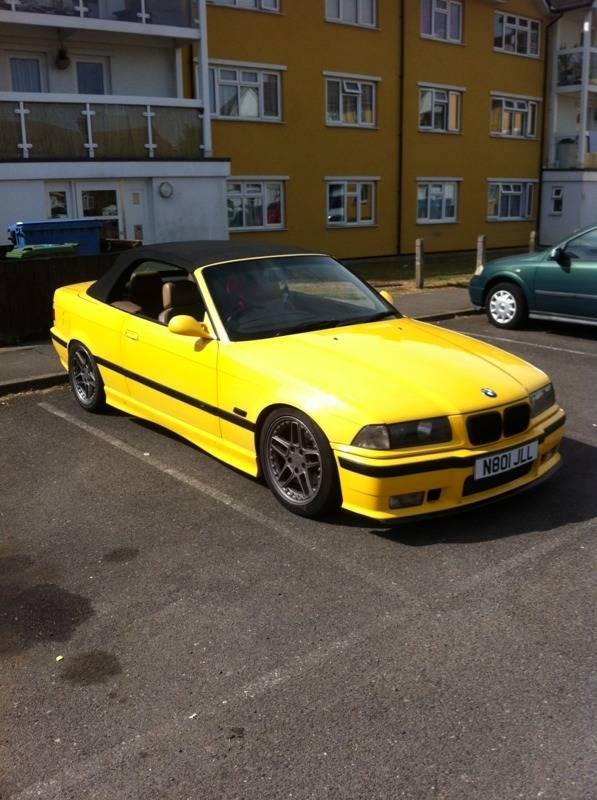 Bmw e36 yellow