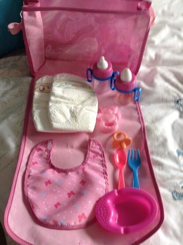 New Dolls Changing Bag Changing Mat Accessories In Wallsend