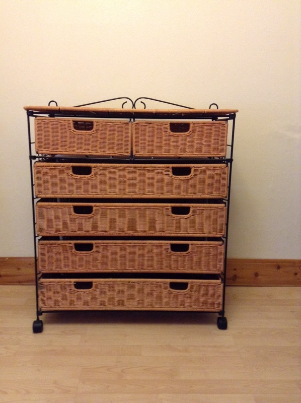 Six drawer rattan chest in Lossiemouth, Moray Gumtree